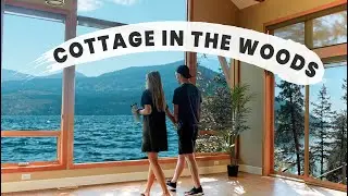 Our Cottage in the forest! | modern cabin house tour / remote living in the woods