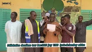 Résultats bac Deuxième tour jury 1200 lycée de Bambey sérère