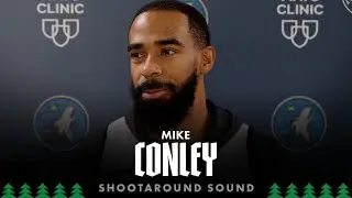&ldquo;We Have A Lot Of Firepower In That Starting Unit.&rdquo; | Mike Conley Shootaround Sound | 12.23.25
