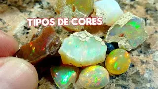 TIPOS DE OPALAS E SUAS CORES | Types of opals paterns