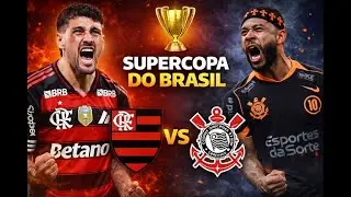 FINAL &Eacute;PICA! Flamengo x Corinthians na Supercopa 🔥 Gameplay
