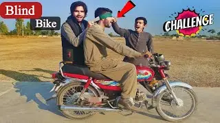 Blind Bike Challenge in Pakistan | Blind Bike Race 2023 | Blind Biker | Crazy Team