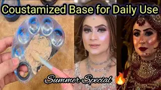 Coustamized Base for Daily Use In Winter & Summer |HD Glow Bridal Foundation |Parlour Secret Base
