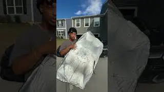 This foldable car umbrella is the best sunshade for your windshield! It blocks hot sun and harmful