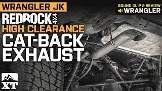 Jeep Wrangler JK RedRock 4x4 High Clearance Cat Back Exhaust Sound Clip & Install