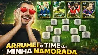 ARRUMEI ESSE TIME da MINHA NAMORADA 😍 EFOOTBALL 2026 MOBILE