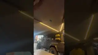 Land Rover Defender Custom Side Awning Light 💡#mhzecoventure #landroverdefender #campertruck