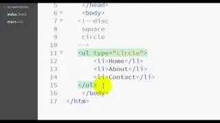 Basic html css 5 | HTML list | HTML list type