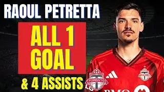 Raoul Petretta - ALL 1 GOAL & ASSISTS FOR TORONTO FC | Skills & Highlights