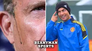 Ronaldo says he's wearing a beanie to stop hair dye running down his face like Trump's Secretary! 😂