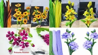 Amazing Pipe Cleaner Flower Ideas | 4 Easy DIY for Beginners | BeYouCraft