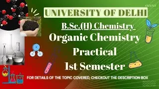 Organic Chemistry Practical file | 1st Semester | B.Sc.(H) Chemistry | #bscchem #practicalfile #du 📖
