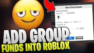 How to add group funds into roblox (2021 UPDATE)