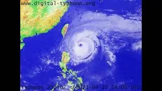 Typhoon Surigae (2021) satellite animation