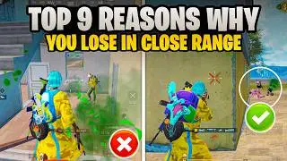 TOP 9 REASONS WHY YOU LOSE IN CLOSE RANGE FIGHTS IN BGMI🔥CLOSE RANGE TIPS AND TRICKS 2026 | Mew2.