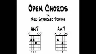 Two A Minor 7th Chords in New Standard Tuning