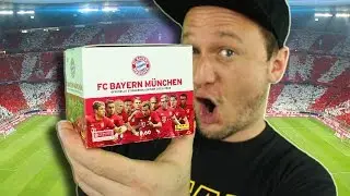FC Bayern M&uuml;nchen DISPLAY Unboxing Offizielle Sticker Collection 15 16