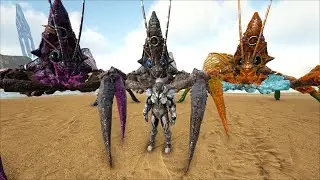 Where & How I Tamed 300 Rhyniognatha | Ark Official PVP 🍭