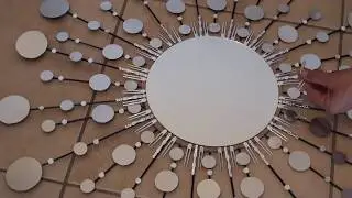 DIY: Starburst Mirrors Wall Decor {MadeByFate} #415