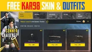 Get FREE Kar98 & ScarL Skin, FREE Outfits, Premium Crates & Royal Points | PUBG MOBILE