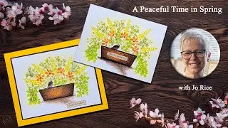 A Peaceful Time in Spring with Jo Rice - A Lavinia Stamps Tutorial