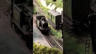 🚂 OO Gauge Terrier Enters the Headshunt #modeltrains #railway #shorts
