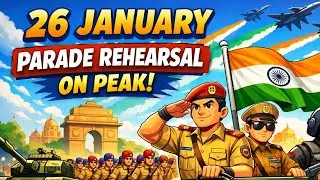 26 January Prade Rehearsal Police Line Pilibhit