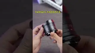 ✅ 7Artisans7.5mmf2.8✅ Adapt to frame：&nbsp;APS-C✅ lens for：E/EOS-M/EOS-R/FX/M43/Z✅$139.00 USD