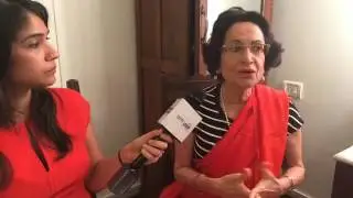 Author Bachi Karkaria talking about her book, 'In Hot Blood'.