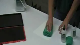 How to clean an imaging plate