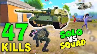 The Journey To Destroy Tanks in PAYLOAD 3.0🔥Solo vs Squad | 47 Kills in 2 MATCH😱PUBG MOBILE | #57