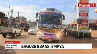 Agataliikonfuufu: Libadde ssanyu jjereere ng'abayizi n'abasomesa ba Kitende baaniriza Bus.Kapyata