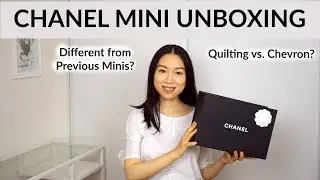 2017 Chanel Mini Unboxing| 17B Rectangular Mini Flap Bag Review| Quilting vs. Chevron?