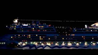 AIDAblu by night