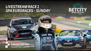 LIVESTREAM - Race 1 Mazda MX-5 Cup & Ford Fiesta Sprint Cup - Spa Francorchamps - 01/06/2024