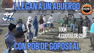 J7 y PDB de Gopostal cierran problemas | Negociacion | 1er Pago | Beef a los CHB | Family RP 2.0