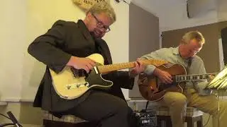 Nik Svarc and Pat McCarthy. at Scarborough Jazz. At the Spa Pub.  Scarborough. UK on Weds 3rd Dec