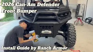🛠️ Ranch Armor Can-Am Defender HD11 Front Bumper Install Guide