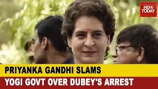 Don Vikas Dubey Arrested By MP Police: Priyanka Gandhi Says Its A Failure Of The Yogi Govt