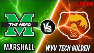 WVU Tech Golden Vs Marshall Thundering Herd Live | NCAA Men's Basketball | PLAY BY PLAY | SCOREBOARD