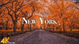 Autumn New York 4K Ultra HD &bull; Stunning Footage, Scenic Relaxation Film with Calming Music.