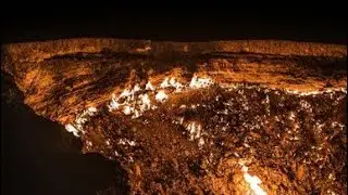 Revelado o segredo da Porta do Inferno     #curiosidades #natureza #turquemenist&atilde;o #vulc&atilde;o #darvaza