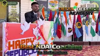 Republic Day Special: Piyush&rsquo;s Powerful Speech | Delta Defence Academy Dehradun