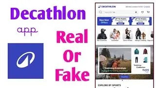 Decathlon app Real or fake