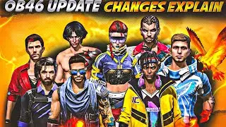 Character Ability change after OB46 update | Full Detail |Free fire OB46 update changes | A95GAMING