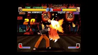 Fatal Fury Wild Ambition Mr. Karate gameplay (Hardest)