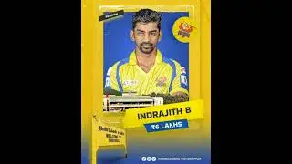🏏 ExperiencedWe have the perfect buy in Baba Indrajith! #TNPL #TNPL2023 #TNPLAuction #star_fanpulse