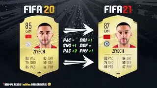 FIFA 21 |评分升级最大球员！ HAALAND, LEWANDOWSKI, MANE...等