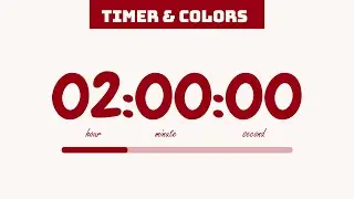 2-Hours Countdown | 🍒 Aura Cherry Vanilla ver.2 | 120 Minute Study Timer, No Sounds