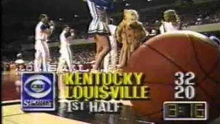 KENTUCKY VS. LOUISVILLE 12-27-1986 NCAA BASKETBALL FULL GAME  WCPO-TV 9 CINCINATTI